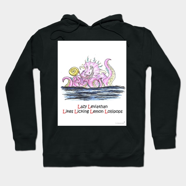 Lazy Leviathan Hoodie by Lizuza